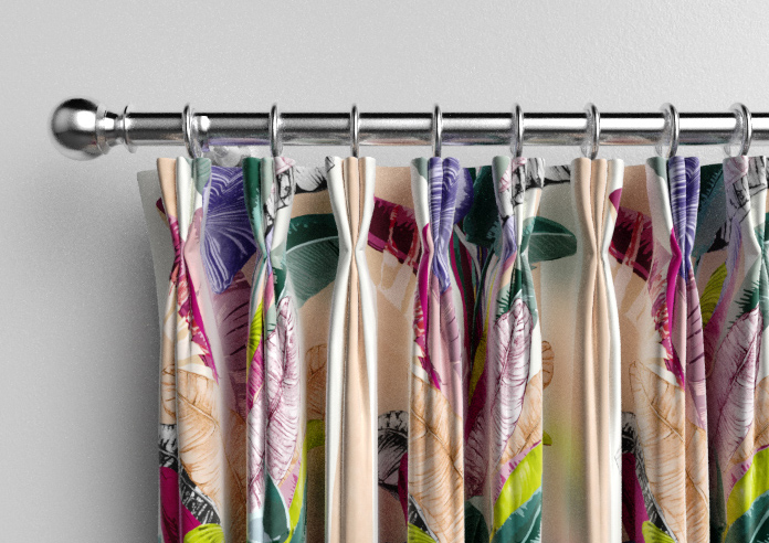 Palm Springs, Peach Stripe - Made To Measure Curtains - Image 11